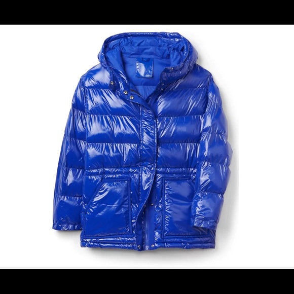 coldcontrol high shine puffer jacket